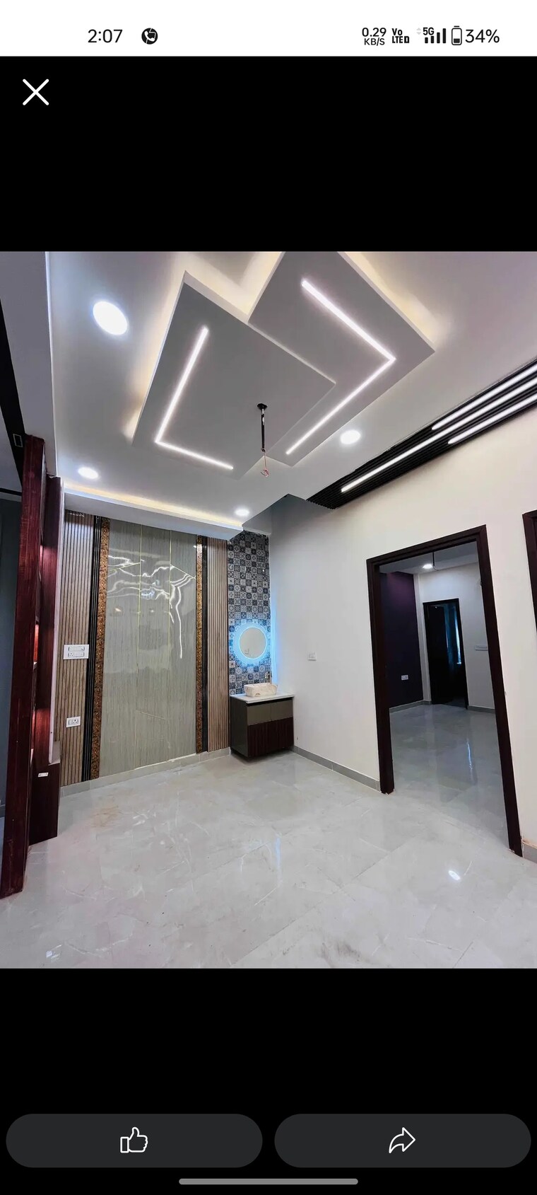 Room, arsha-madhav-greens 3 Bedroom 1760 Sq.Ft. Villa In Gomti Nagar Lucknow 8370591