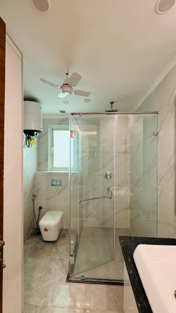 Bathroom in 2 BHK Builder Floor at Saket – for Rent