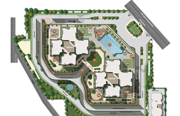 Master Plan, sobha-altus 3 Bedroom 3045 Sq.Ft. Apartment In Sector 106 Gurgaon 8370704