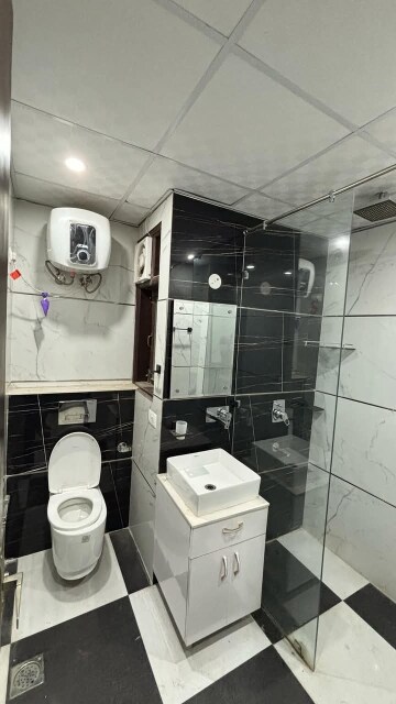 Bathroom in 2 BHK Builder Floor at Saket – for Rent