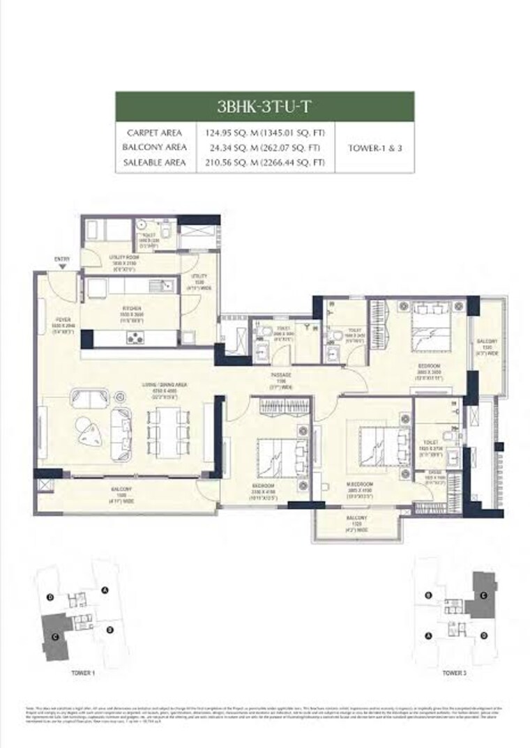 Floor Plan, sobha-altus 5 Bedroom 3690 Sq.Ft. Apartment In Sector 106 Gurgaon 8370906
