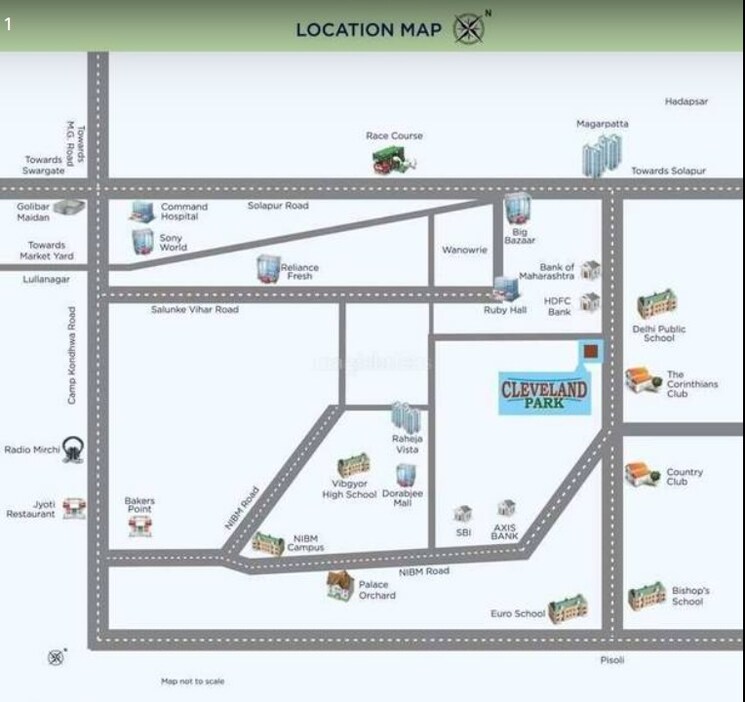 Floor Plan, cleveland-park 2 Bedroom 683 Sq.Ft. Apartment In Mohammadwadi Pune 8371036
