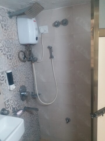 Bathroom in 2 BHK Apartment at Kshitij CHS, Goregaon East – for Rent