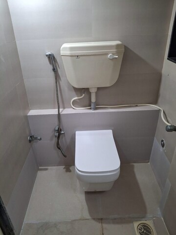 Bathroom in 2 BHK Apartment at Kshitij CHS, Goregaon East – for Rent