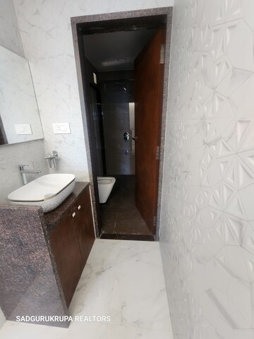Bathroom in 2 BHK Apartment at Chamunda Heights, Ghansoli – for Rent
