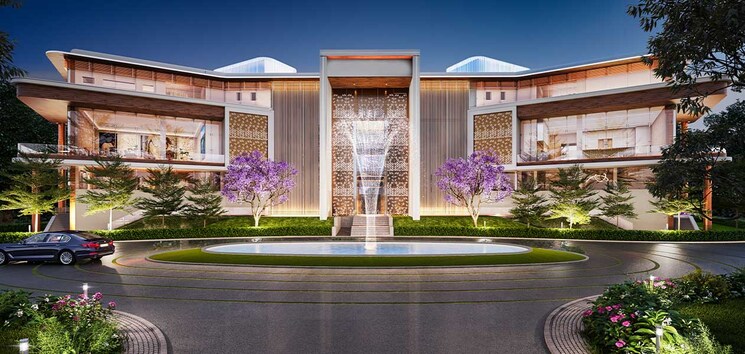 Exterior View, smart-world-gems 3.5 Bedroom 1423 Sq.Ft. Builder Floor In Sector 89 Gurgaon 8371223