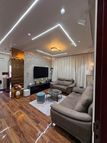 Living Room in 2 BHK Apartment at Prestige High Fields, Gachibowli – for Rent