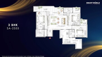 Master Plan in 3 BHK Apartment at Smart World Sky Arc, Sector 69 – for Sale