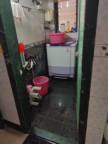 Bathroom in 1 BHK Apartment at Hdil Galaxy Apartments, Kurla East – for Rent