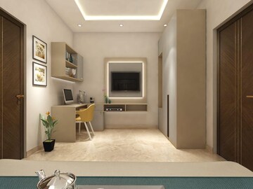 Living Room in 1 BHK Apartment at Jagatpura – for Rent