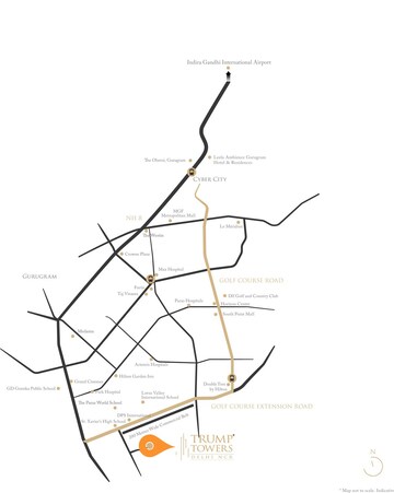 4 BHK Apartment For Sale in M3M Trump Tower, Sector 65