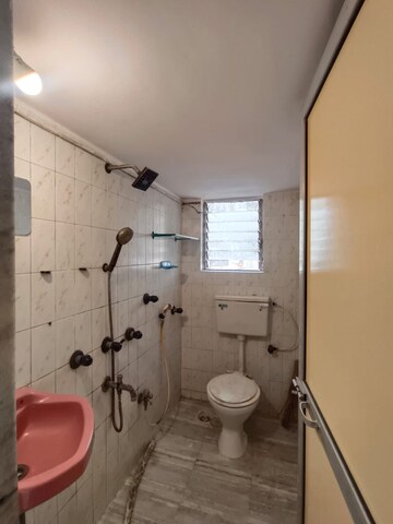 Bathroom in 2 BHK Apartment at Bhagwati CHS, Andheri West – for Rent