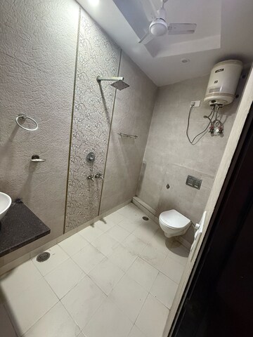 Bathroom in 3 BHK Builder Floor at Vishal Enclave – for Rent