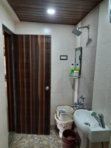 Bathroom in 3 BHK Apartment at Sejal Suyash Heights, Kharghar – for Rent