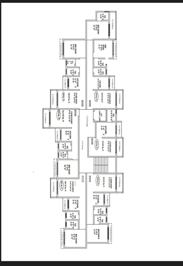 Floor Plan, jasmin-paradise 1 Bedroom 630 Sq.Ft. Apartment In Palghar Palghar 8371919
