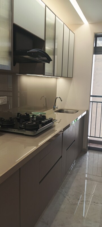 Kitchen in 3 BHK Apartment at Piramal Vaikunth, Balkum Pada – for Rent