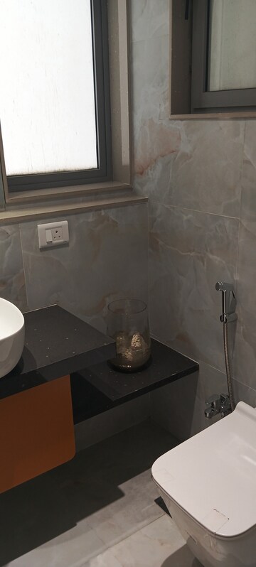 Bathroom in 3 BHK Apartment at Piramal Vaikunth, Balkum Pada – for Rent