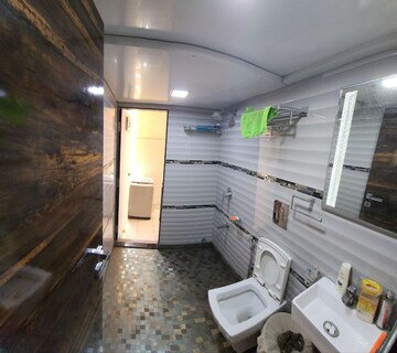 Bathroom in 2 BHK Apartment at Mahaavir Jyoti, Kharghar Sector 10 – for Rent