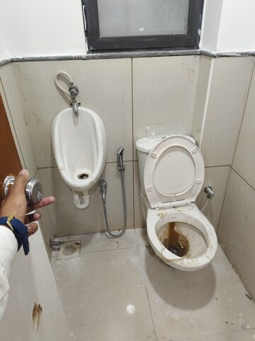 Bathroom in  Office Space at Shivam Trade Center , Ambli – for Rent