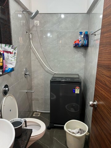 Bathroom in 1 BHK Apartment at Crystal Armus, Chembur – for Rent