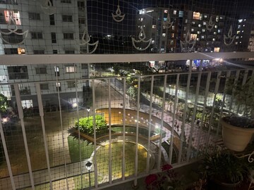 Balcony in 3 BHK Apartment at Bren Champions Square, Sarjapur Road – for Rent
