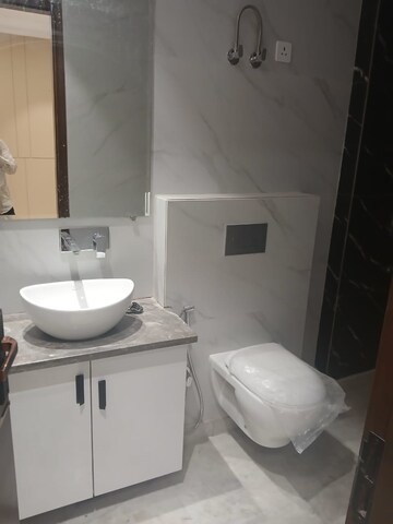 Bathroom in 2 BHK Builder Floor at Paschim Vihar – for Rent