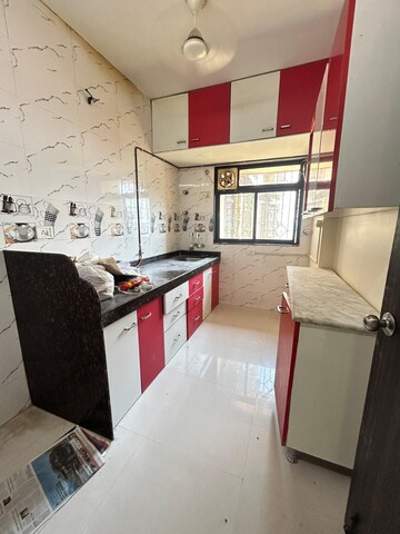 Kitchen in 1 BHK Apartment at Mantri Park, Goregaon East – for Rent