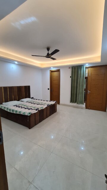 Bedroom in 3 BHK Builder Floor at Freedom Fighters Enclave – for Rent