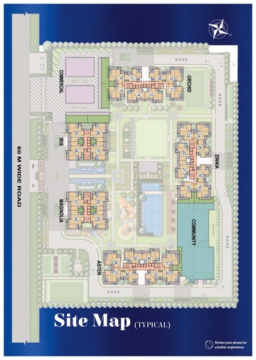 Master Plan in 3 BHK Apartment at SKA Estate, Eta Ii Greater Noida – for Sale