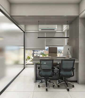 Kitchen in  Office Space at Shyamal – for Rent