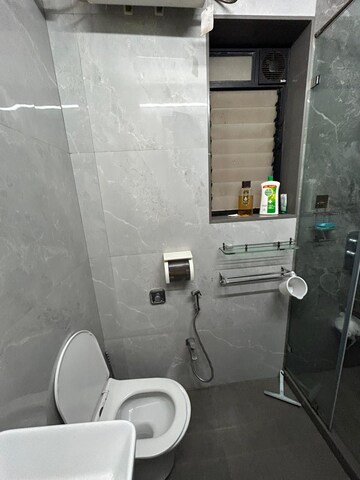 Bathroom in 2.5 BHK Apartment at Bharat Arize, Goregaon West – for Rent
