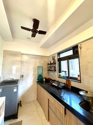 Kitchen in 1 BHK Apartment at Srishti Harmony 3 Phase 1, Powai – for Rent