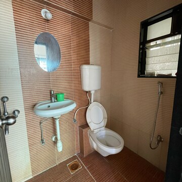 Bathroom in 1 BHK Apartment at Prayag Heights, Dindoshi – for Rent