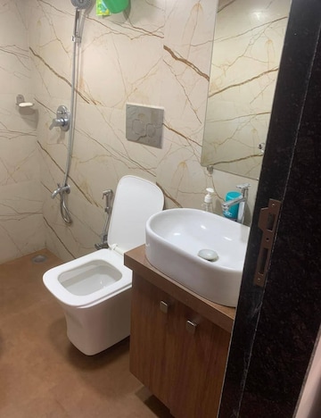 Bathroom in 2 BHK Apartment at Srishti complex Powai, Powai – for Rent