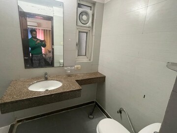 Bathroom in 3 BHK Builder Floor at Ansal API Esencia, Sector 67 – for Rent