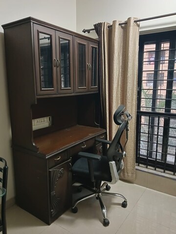 Living Room in 2 BHK Apartment at K Raheja Palm Court, Malad West – for Rent
