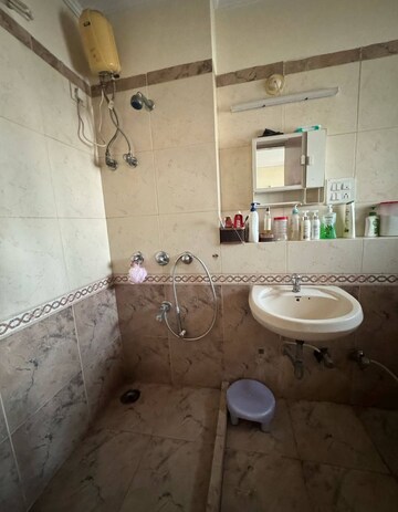 Bathroom in 3 BHK Apartment at Powai Vihar, Powai – for Rent