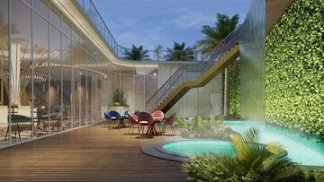 Swimming Pool in 3 BHK Apartment at Smart World Orchard, Sector 61 – for Sale
