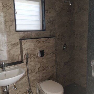 Bathroom in 2 BHK Apartment at Nyati Elysia, Kharadi – for Rent