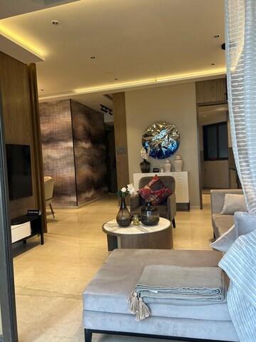 Living Room in 2 BHK Apartment at Lodha Fiorenza, Goregaon East – for Rent