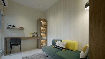 Living Room in 3 BHK Apartment at SNN Raj High Gardens, Hosur Road – for Sale