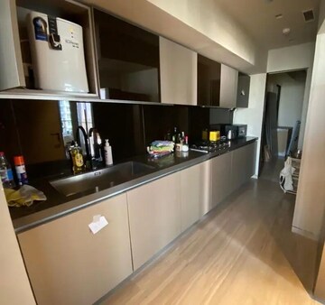Kitchen in 4 BHK Apartment at Lodha The World Towers World One Tier 2, Worli – for Rent