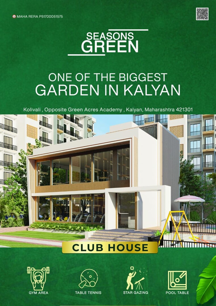 Exterior View, seasons-green 1 Bedroom 412 Sq.Ft. Apartment In Khadakpada Thane 8373913
