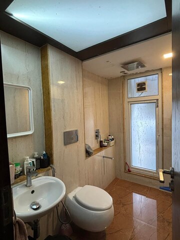 Bathroom in 2 BHK Apartment at Ruparel Nova, Parel – for Rent