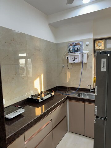 Kitchen in 2 BHK Apartment at Chandak Cornerstone, Worli – for Rent