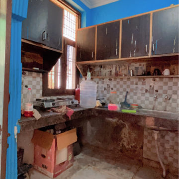 Kitchen in 2 BHK Builder Floor at Delta I Greater Noida – for Rent