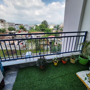 Balcony in 3 BHK Apartment at Aknova Scorf, Dehradun Cantt – for Rent
