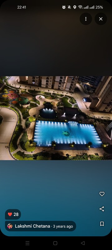 Master Plan in 2 BHK Apartment at Prestige High Fields, Gachibowli – for Rent