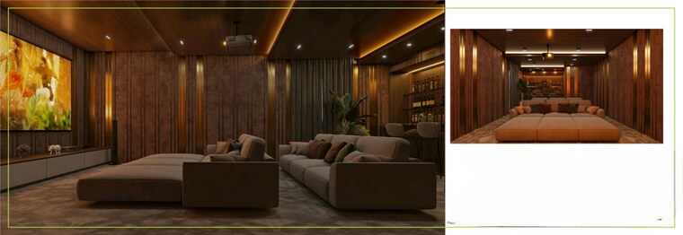 Living Room, kollur 3 Bedroom 1750 Sq.Ft. Apartment In Kollur Hyderabad 8374514