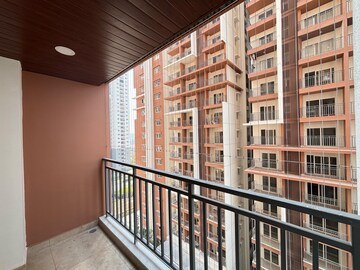 Balcony in 3 BHK Apartment at Poulomi Avante, Kokapet – for Rent
